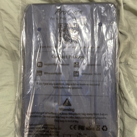 New, factory sealed navy pro case for iPad mini not used or opened - Picture 2 of 3